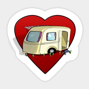 Love Caravans Sticker